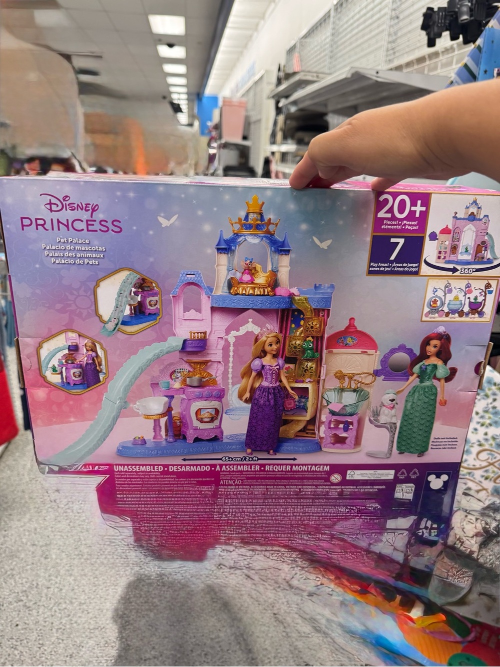 Disney Princess Pet Palace Playset - Purple & Pink